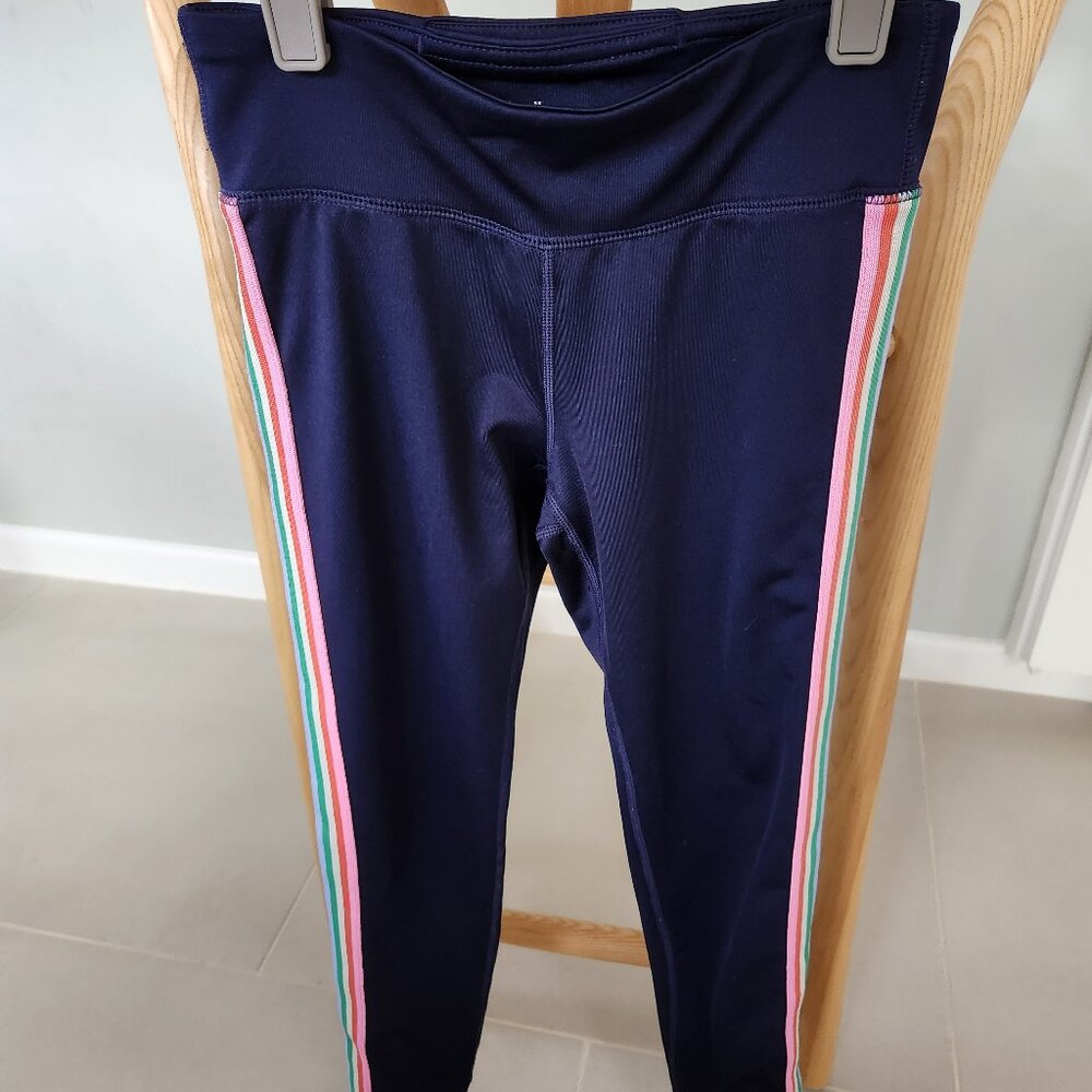 Girls GapFit elastic Leggings in Rainbow Blue Size Kids M